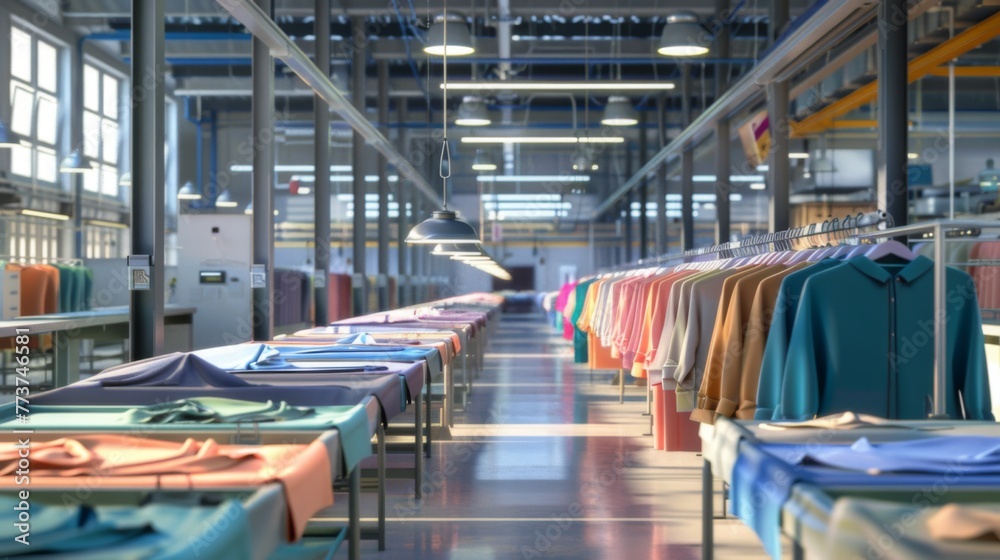 Modern garment factory