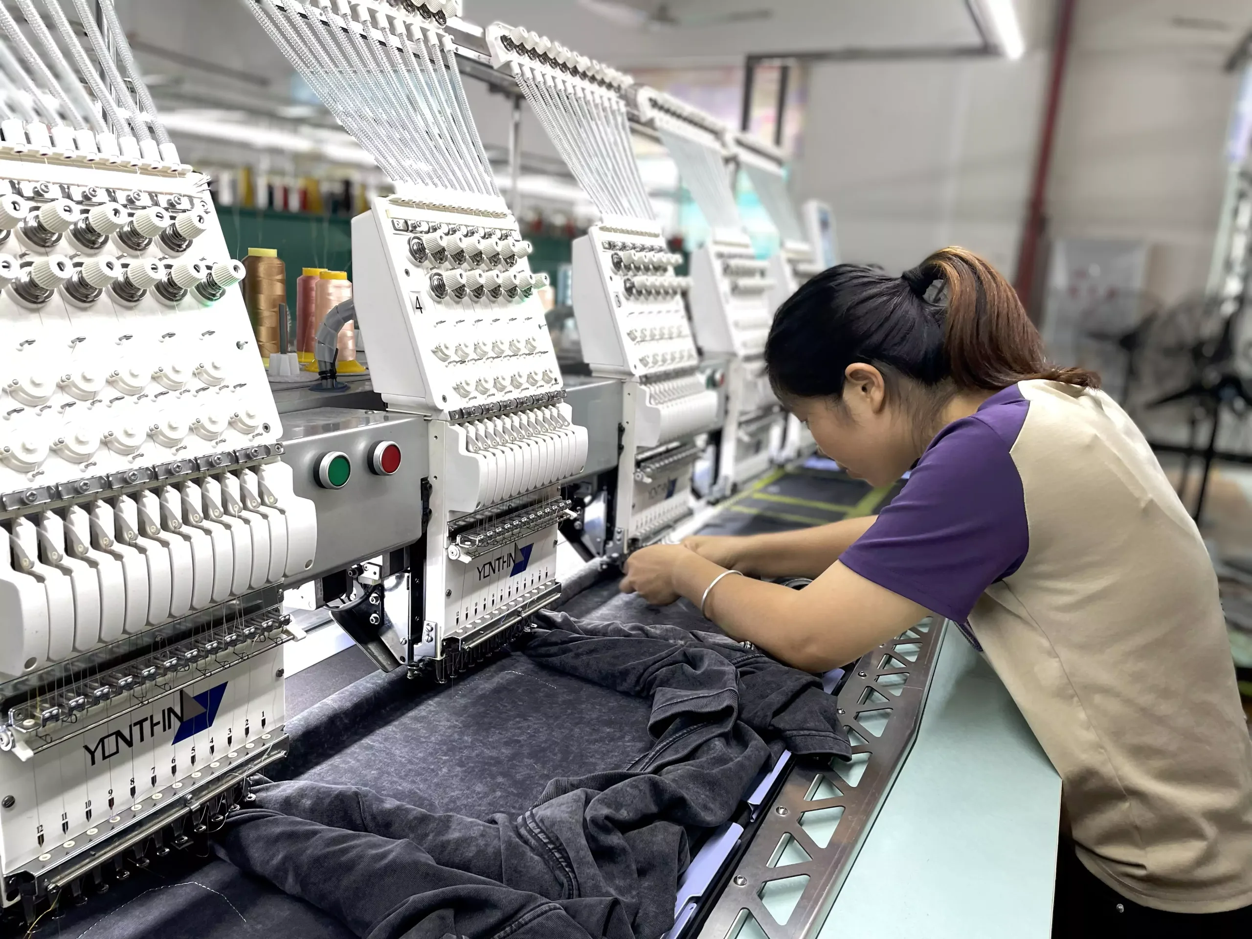 Embroidery machines