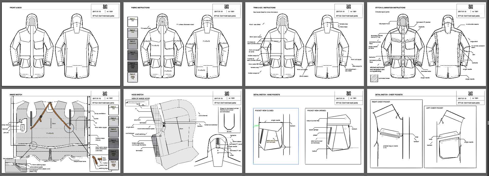 Design and tech pack